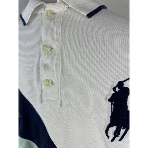 Polo Ralph Lauren Big Pony Custom Slim Fit Short Sleeve Polo Shirt Emblem Crest - Picture 8 of 13